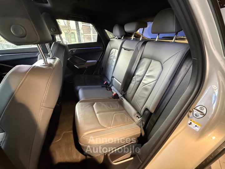 Audi Q3 Sportback 40 TFSI 190 ch S tronic 7 Quattro S line / Bang of Olufsen / Lumière d'ambiance - 11