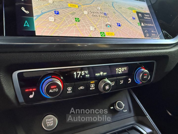 Audi Q3 Sportback 40 TFSI 190 ch S tronic 7 Quattro S line / Bang of Olufsen / Lumière d'ambiance - 21