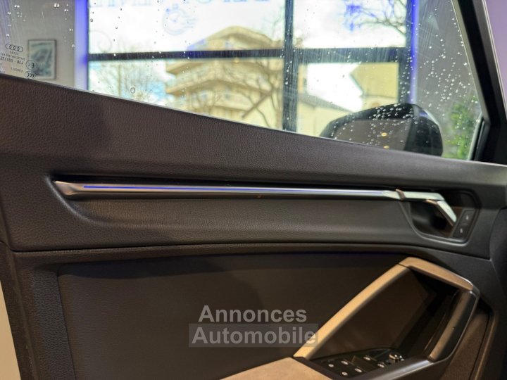 Audi Q3 Sportback 40 TFSI 190 ch S tronic 7 Quattro S line / Bang of Olufsen / Lumière d'ambiance - 35