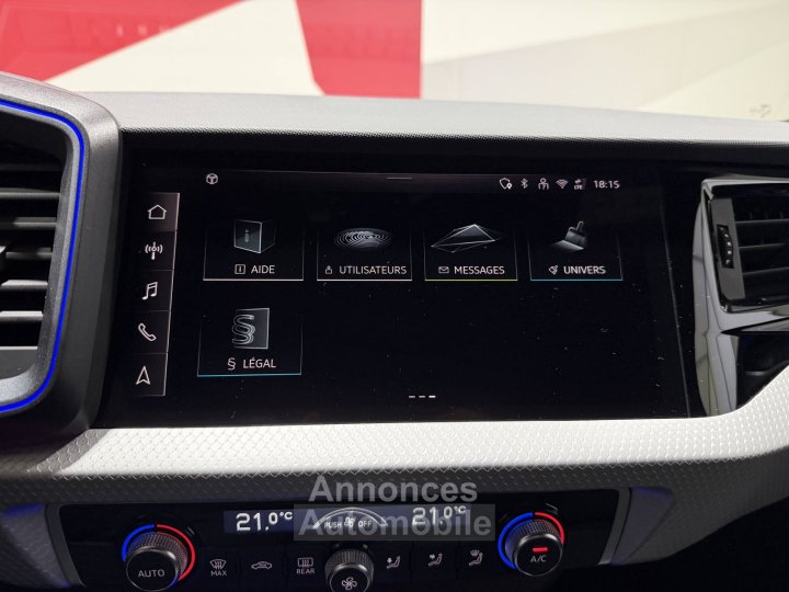 Audi A1 Sportback 30 TFSI 116 ch S tronic 7 S Line - 38