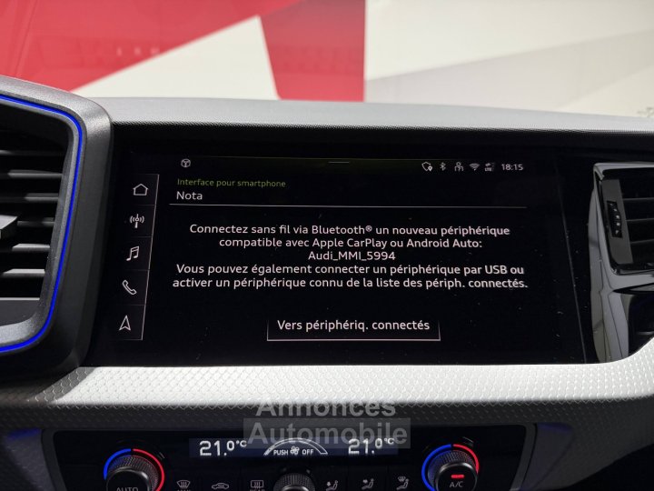 Audi A1 Sportback 30 TFSI 116 ch S tronic 7 S Line - 43