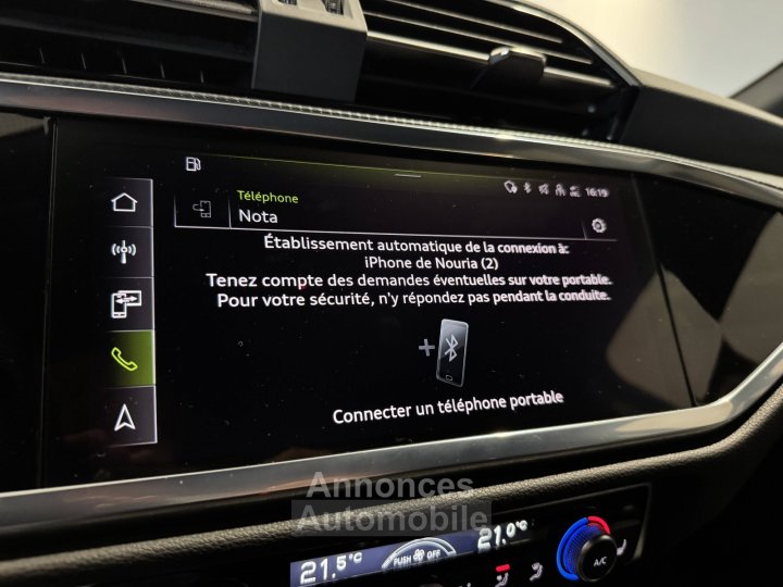 Audi Q3 Sportback 45 TFSIe 245 ch S tronic 6 S line - 34