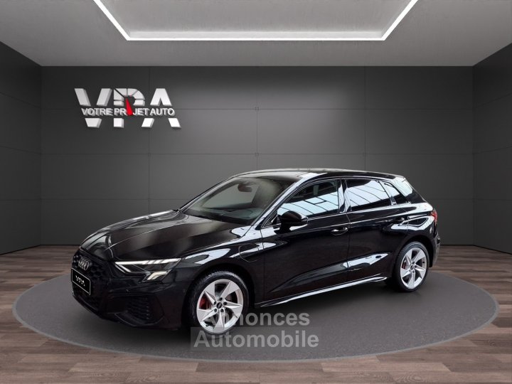Audi A3 Sportback 45 TFSIe 245 ch S tronic S line – LED • Apple CarPlay • Virtual Cockpit • Caméra • ACC - 1