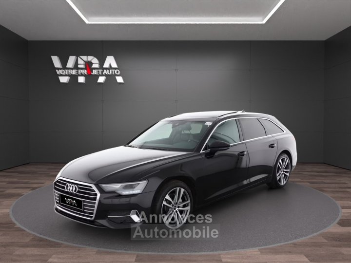 Audi A6 Avant 40 TDI S line 204 ch S tronic &bull; Virtual Cockpit &bull; LED &bull;  Toit Panoramique &bull; Cuir &bull; Attelage - 1
