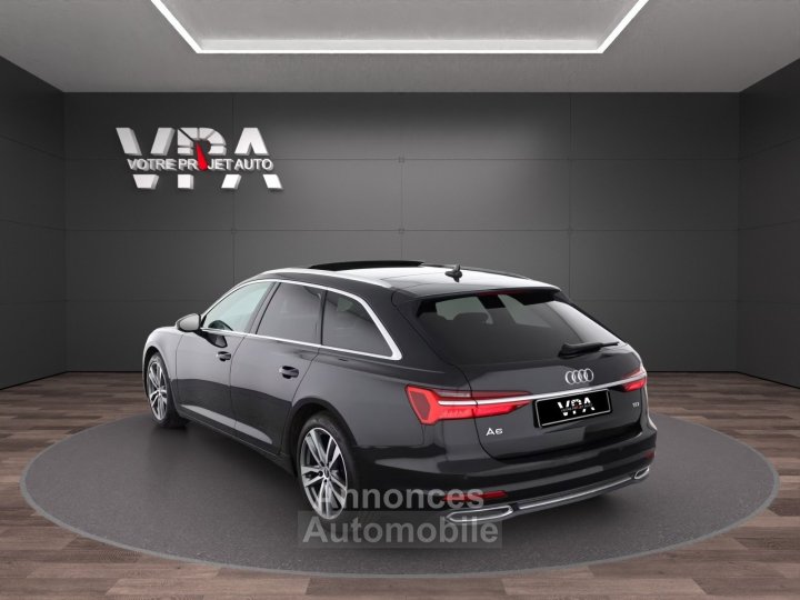 Audi A6 Avant 40 TDI S line 204 ch S tronic &bull; Virtual Cockpit &bull; LED &bull;  Toit Panoramique &bull; Cuir &bull; Attelage - 3