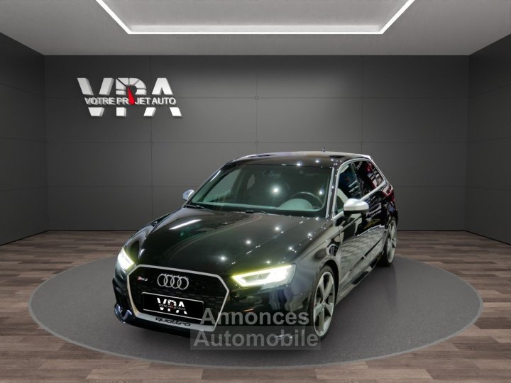 Audi RS3 25 TFSI Quattro 400 ch - S tronic &bull; LED &bull; Si&egrave;ges Sport Cuir &bull; Chauffants &bull; Navi - 1