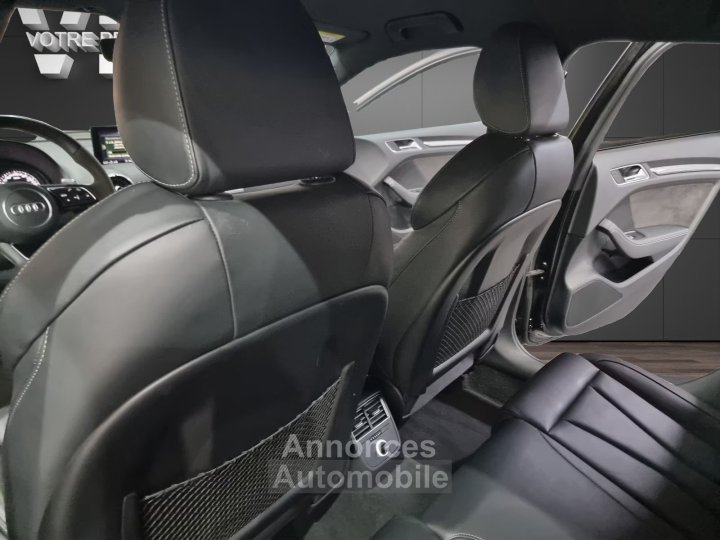 Audi RS3 25 TFSI Quattro 400 ch - S tronic &bull; LED &bull; Si&egrave;ges Sport Cuir &bull; Chauffants &bull; Navi - 12