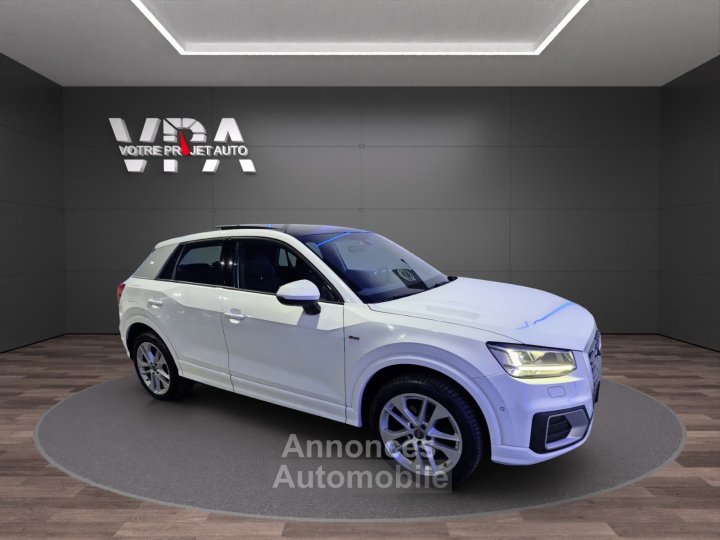 Audi Q2 20 TFSI 190ch Quattro S tronic 7 S Line - Volant m&eacute;plat - Toit ouvrant - Virtual Cockpit - 3