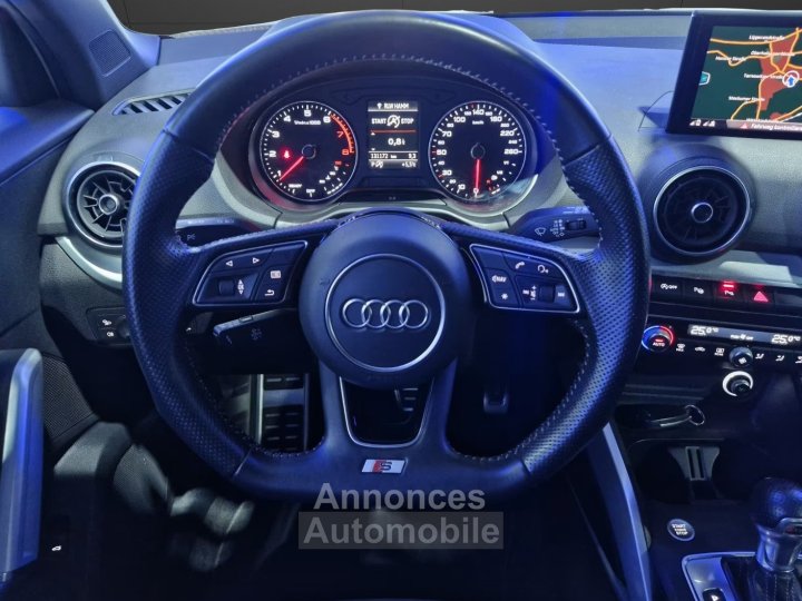 Audi Q2 20 TFSI 190ch Quattro S tronic 7 S Line - Volant m&eacute;plat - Toit ouvrant - Virtual Cockpit - 10