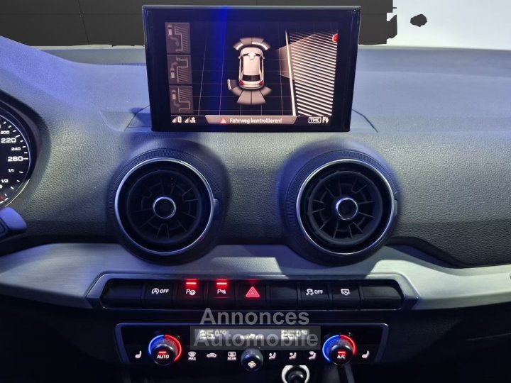 Audi Q2 20 TFSI 190ch Quattro S tronic 7 S Line - Volant m&eacute;plat - Toit ouvrant - Virtual Cockpit - 14