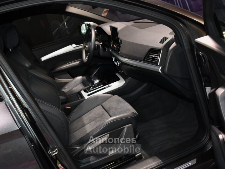 Audi Q5 S-Line 40 TDI 204 Quattro S-Tronic Black panel GPS Virtual Cam&eacute;ra Induction Pr&eacute; Sense Hayon ACC Car Play Lane JA 20 Rotor - 11
