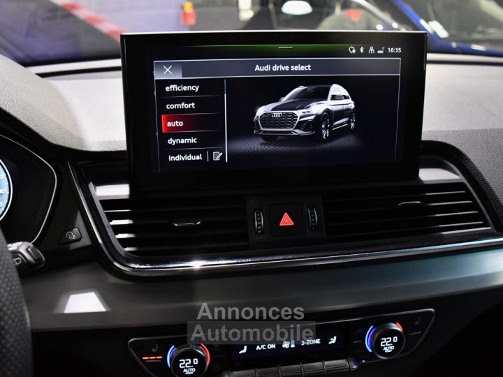Audi Q5 S-Line 40 TDI 204 Quattro S-Tronic Black panel GPS Virtual Cam&eacute;ra Induction Pr&eacute; Sense Hayon ACC Car Play Lane JA 20 Rotor - 17