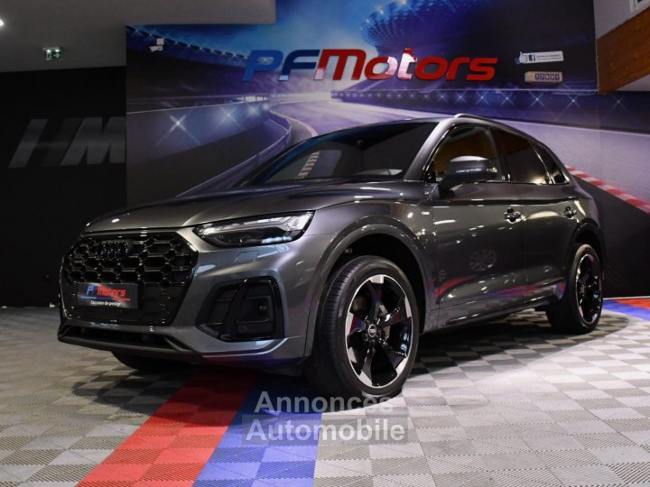 Audi Q5 S-Line 40 TDI 204 Quattro S-Tronic Black panel GPS Virtual Cam&eacute;ra Induction Pr&eacute; Sense Hayon ACC Car Play Lane JA 20 Rotor - 21