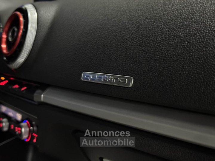 Audi S3 8V 20 TFSI 300 CH BVA S-tronic QUATTRO - Immat France - 19