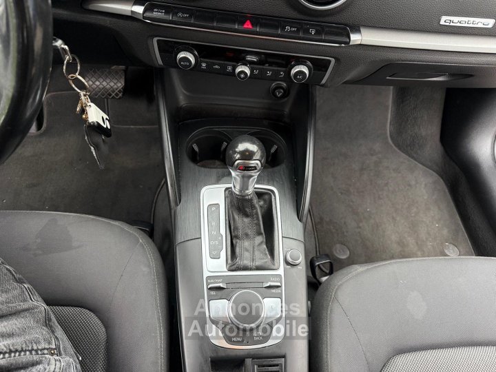 Audi A3 Sportback 20 TDI 184CH FAP ADVANCED QUATTRO S TRONIC 6 - 10