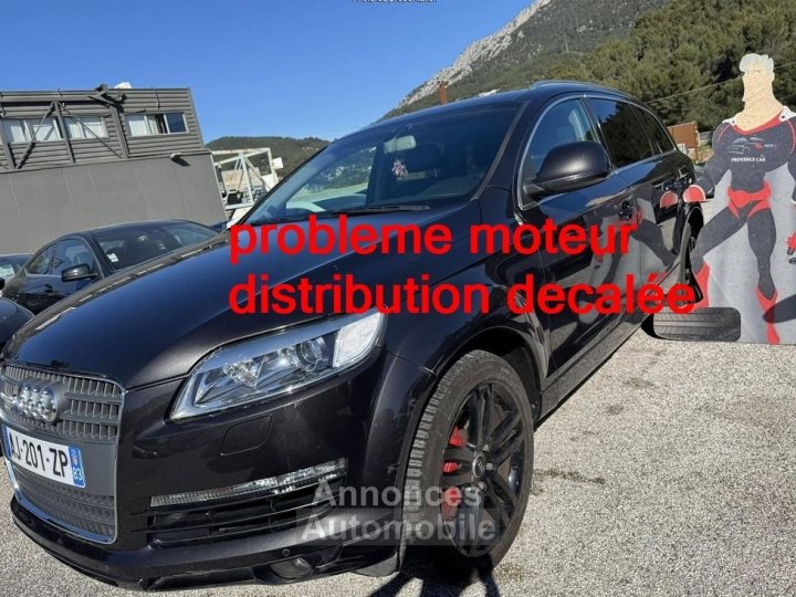Audi Q7 V6 30 TDI DISTRIBUTION DECALÉE - EN L ETAT - 1