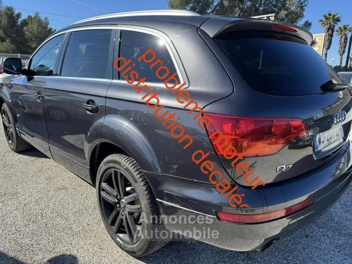Audi Q7 V6 30 TDI DISTRIBUTION DECALÉE - EN L ETAT - 2
