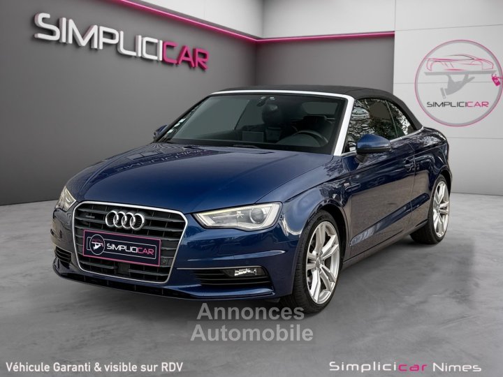 Audi A3 CABRIOLET 20 TDI 184 Quattro S line S tronic 6 - Si&egrave;ge Chauffants - Chauffe nuque - Cam&eacute;ra - GARANTIE 12 MOIS - 4
