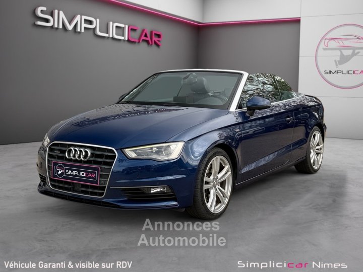Audi A3 CABRIOLET 20 TDI 184 Quattro S line S tronic 6 - Si&egrave;ge Chauffants - Chauffe nuque - Cam&eacute;ra - GARANTIE 12 MOIS - 26