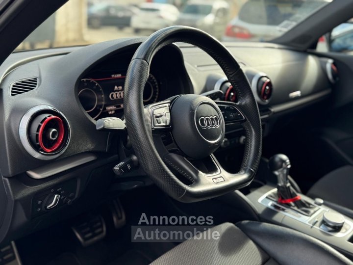 Audi A3 BERLINE 20 TDI 150 S tronic 6 S Line / SUIVI COMPLET - 10