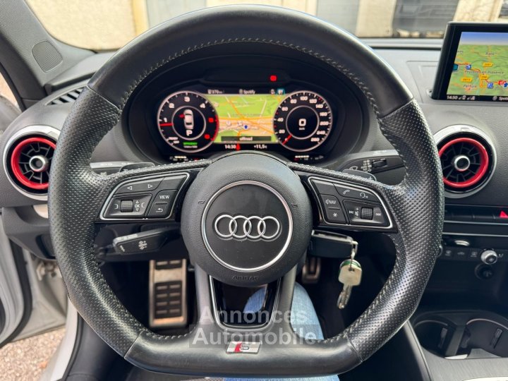 Audi A3 BERLINE 20 TDI 150 S tronic 6 S Line / SUIVI COMPLET - 17