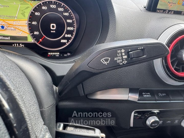 Audi A3 BERLINE 20 TDI 150 S tronic 6 S Line / SUIVI COMPLET - 24