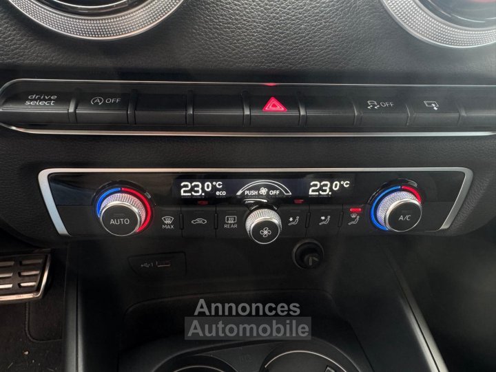 Audi A3 BERLINE 20 TDI 150 S tronic 6 S Line / SUIVI COMPLET - 26