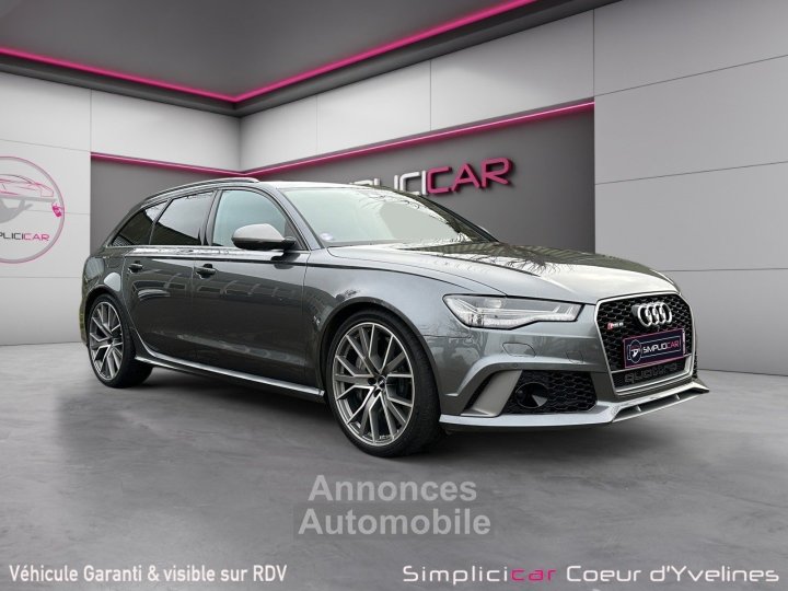 Audi RS6 AVANT Performance V8 40 TFSI 605 Quattro Tiptronic 8 TO/BOSE/CAMERA/PACK CARBONE/SIEGES CHAUFFANTS ELECTRIQUE/AFFICHAGE TETE HAUTE - 1