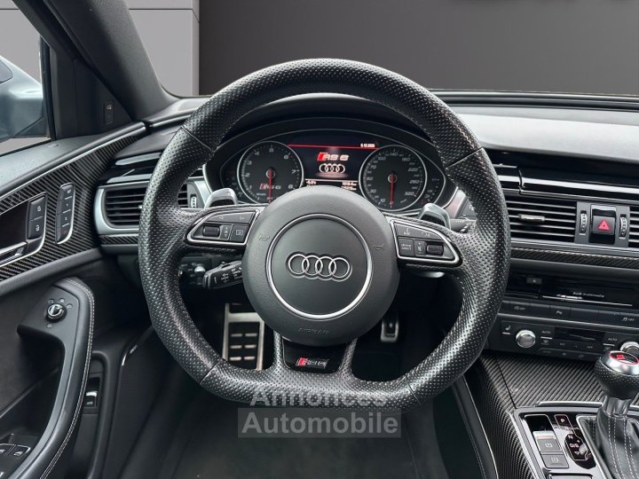 Audi RS6 AVANT Performance V8 40 TFSI 605 Quattro Tiptronic 8 TO/BOSE/CAMERA/PACK CARBONE/SIEGES CHAUFFANTS ELECTRIQUE/AFFICHAGE TETE HAUTE - 13