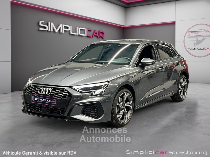 Audi A3 Sportback 35 TFSI 150 S tronic 7 S line - FULL LED - CAMÉRA - RÉGULATEUR - NAVIGATION - HAYON ÉLECTRIQUE - JANTRES 18 - 5