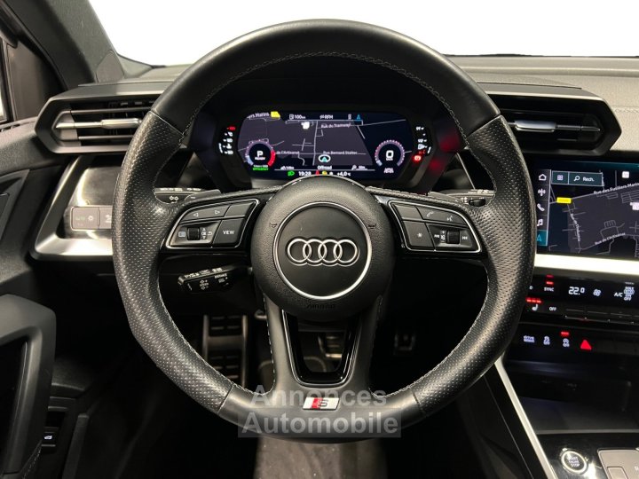 Audi A3 Sportback 35 TFSI 150 S tronic 7 S line - FULL LED - CAMÉRA - RÉGULATEUR - NAVIGATION - HAYON ÉLECTRIQUE - JANTRES 18 - 11