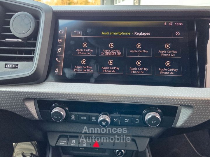 Audi A1 Sportback 10 30 tfsi 115 s-line s-tronic bva - 17