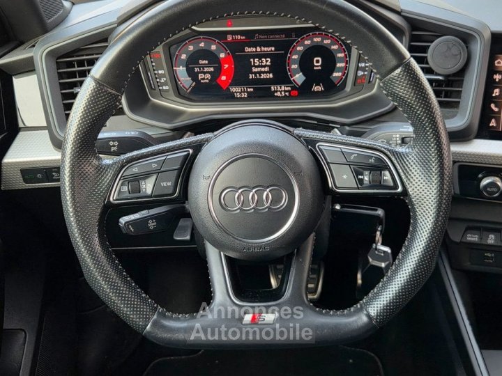 Audi A1 Sportback 10 30 tfsi 115 s-line s-tronic bva - 24