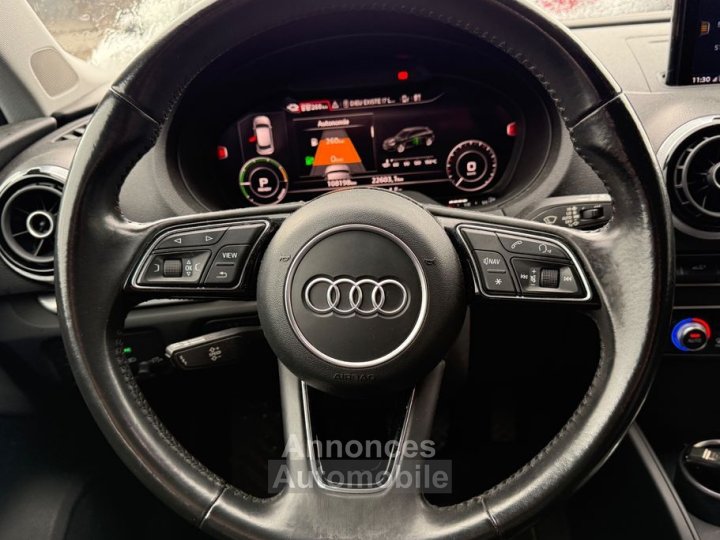Audi A3 Sportback 14 tfsi e-tron 204h 150 phev hybrid 257kwh design luxe s-tronic - 12