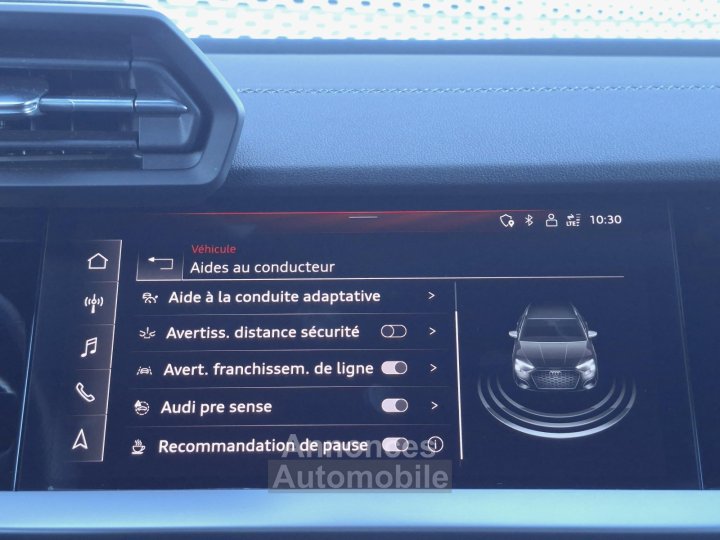 Audi S3 SPORTBACK SPORTBACK NF 310 CH QUATTRO S TRONIC 7 - 30