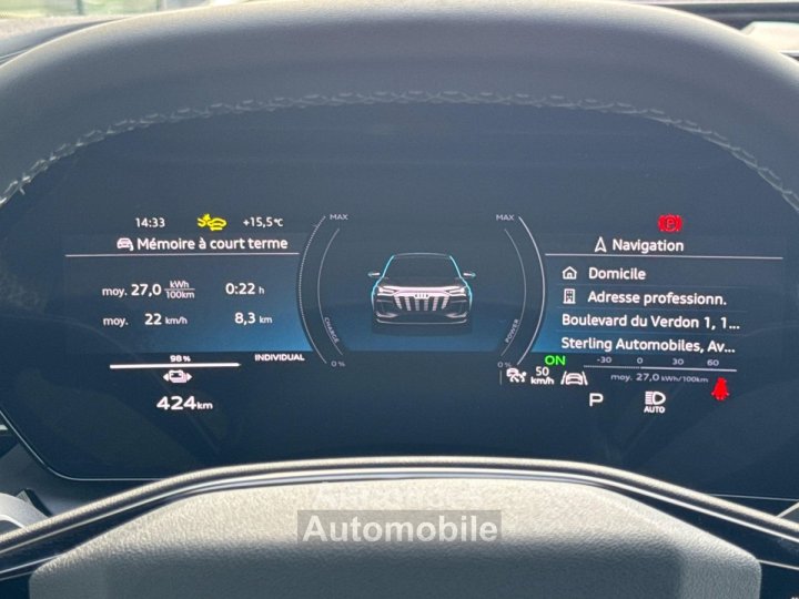 Audi Q6 e-tron SPORTBACK Sportback 306 ch 100 kWh performance S line - 14