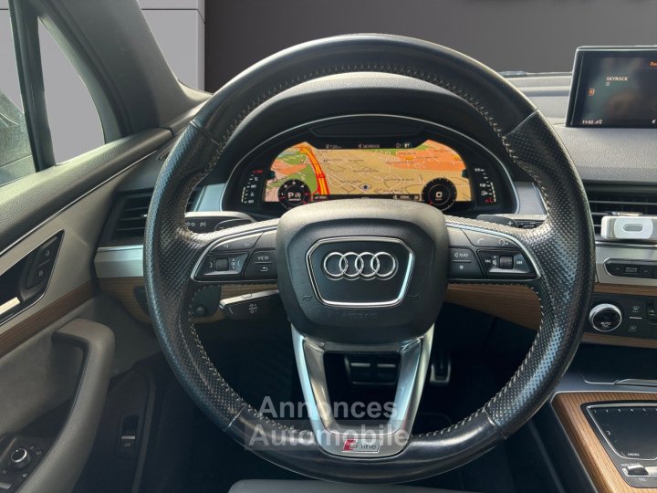 Audi Q7 30 V6 TDI Clean Diesel 218 Tiptronic 8 Quattro 7places S line GARANTIE 12 MOIS - 14