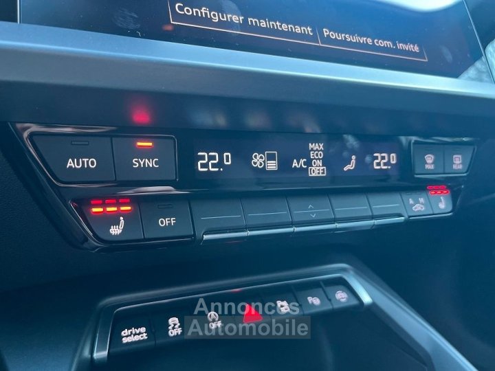 Audi A3 Sportback 35 TFSI 150CH HYBRIDE S LINE TRONIC 7 - 19