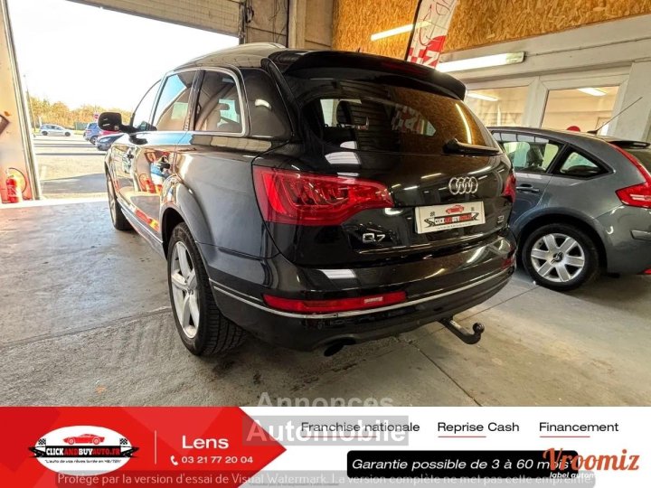 Audi Q7 30 TDI 205 S-LINE QUATTRO / 7 PLACES / CUIR ELECTRIQUE / CAMERA DE RECUL / TOIT OUVRANT - 7