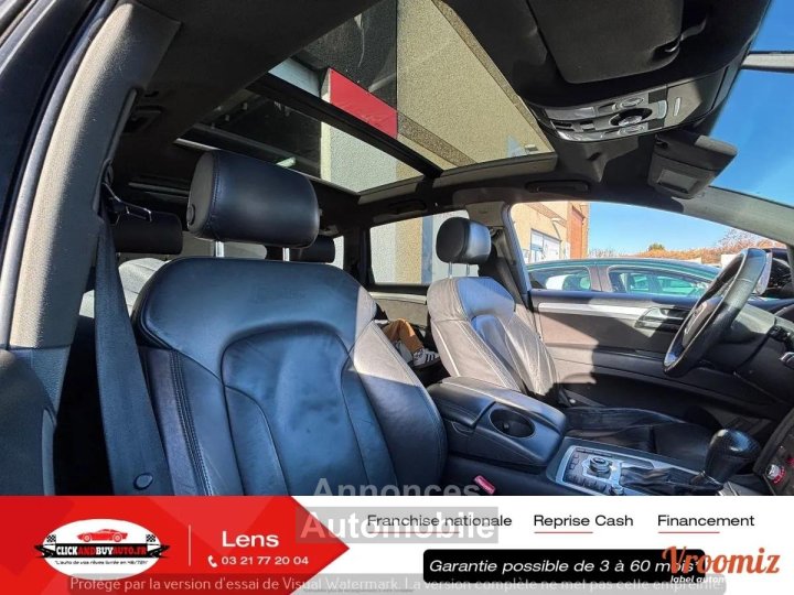 Audi Q7 30 TDI 205 S-LINE QUATTRO / 7 PLACES / CUIR ELECTRIQUE / CAMERA DE RECUL / TOIT OUVRANT - 13