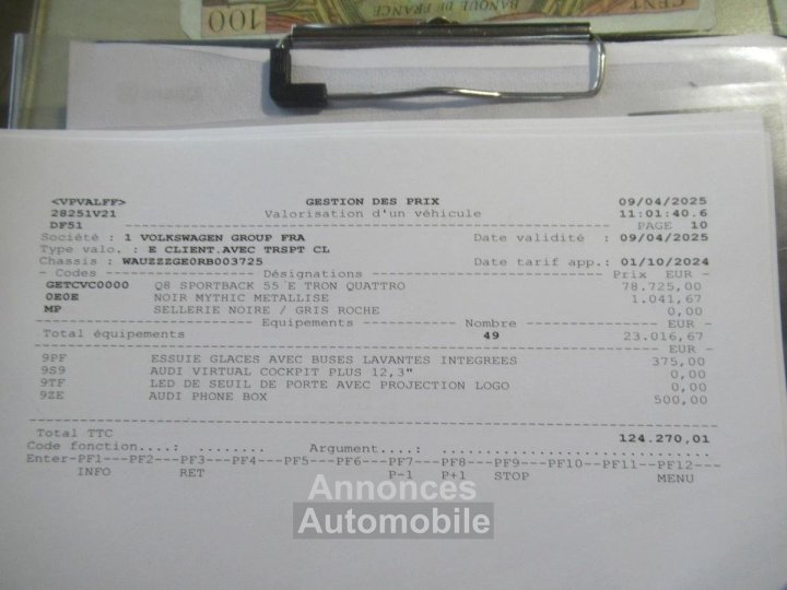 Audi Q8 E-tron 55 E-TRON sport SLINE 2023 - 2