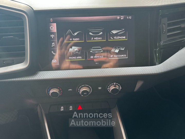 Audi A1 Sportback 25 TFSI 95 ch S tronic 7 Design - Apple CarPlay - Radar AR - Regulateur - Bluetooth - 17