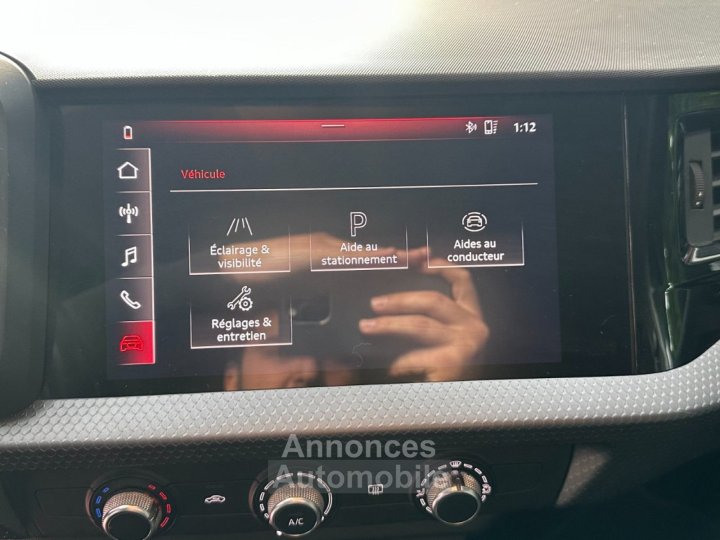 Audi A1 Sportback 25 TFSI 95 ch S tronic 7 Design - Apple CarPlay - Radar AR - Regulateur - Bluetooth - 20