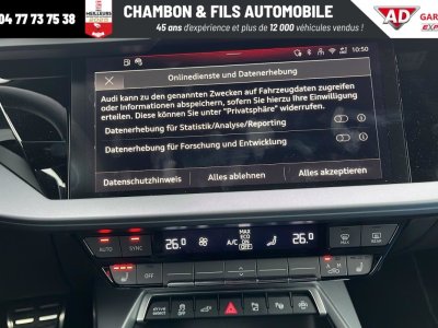 Audi A3 Sportback NOUVELLE 45 TFSI E HYBRIDE RECHARGEABLE 272 S tronic 6 S line   - 18