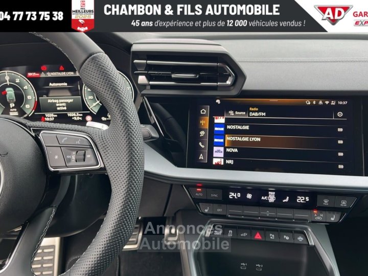 Audi A3 Sportback NOUVELLE 45 TFSI E HYBRIDE RECHARGEABLE 272 S tronic 6 S line - 36