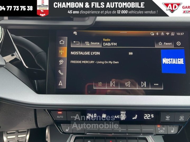 Audi A3 Sportback NOUVELLE 45 TFSI E HYBRIDE RECHARGEABLE 272 S tronic 6 S line - 37
