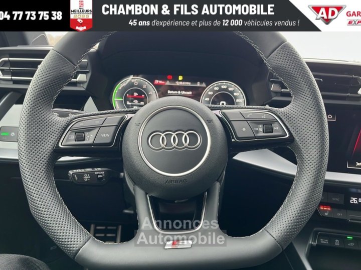 Audi A3 Sportback NOUVELLE 45 TFSI E HYBRIDE RECHARGEABLE 272 S tronic 6 S line - 14