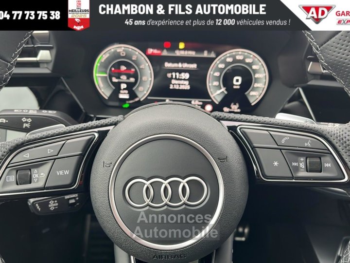 Audi A3 Sportback NOUVELLE 45 TFSI E HYBRIDE RECHARGEABLE 272 S tronic 6 S line - 15