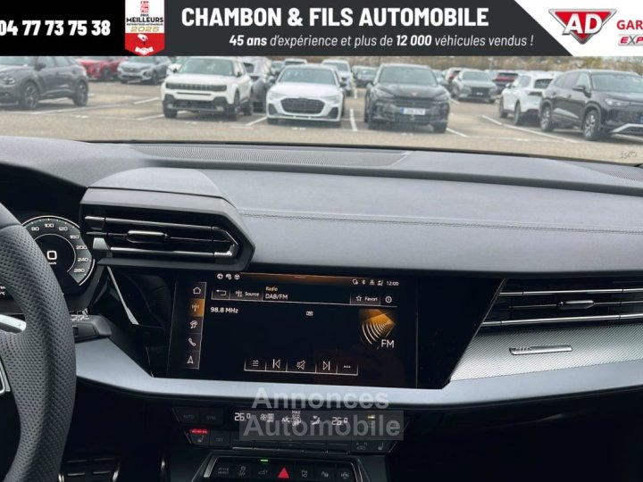 Audi A3 Sportback NOUVELLE 45 TFSI E HYBRIDE RECHARGEABLE 272 S tronic 6 S line - 18