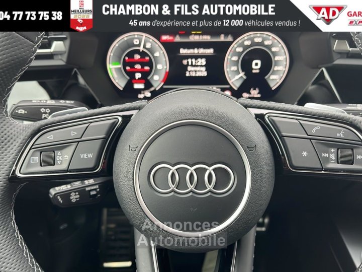 Audi A3 Sportback NOUVELLE 45 TFSI E HYBRIDE RECHARGEABLE 272 S tronic 6 S line - 33